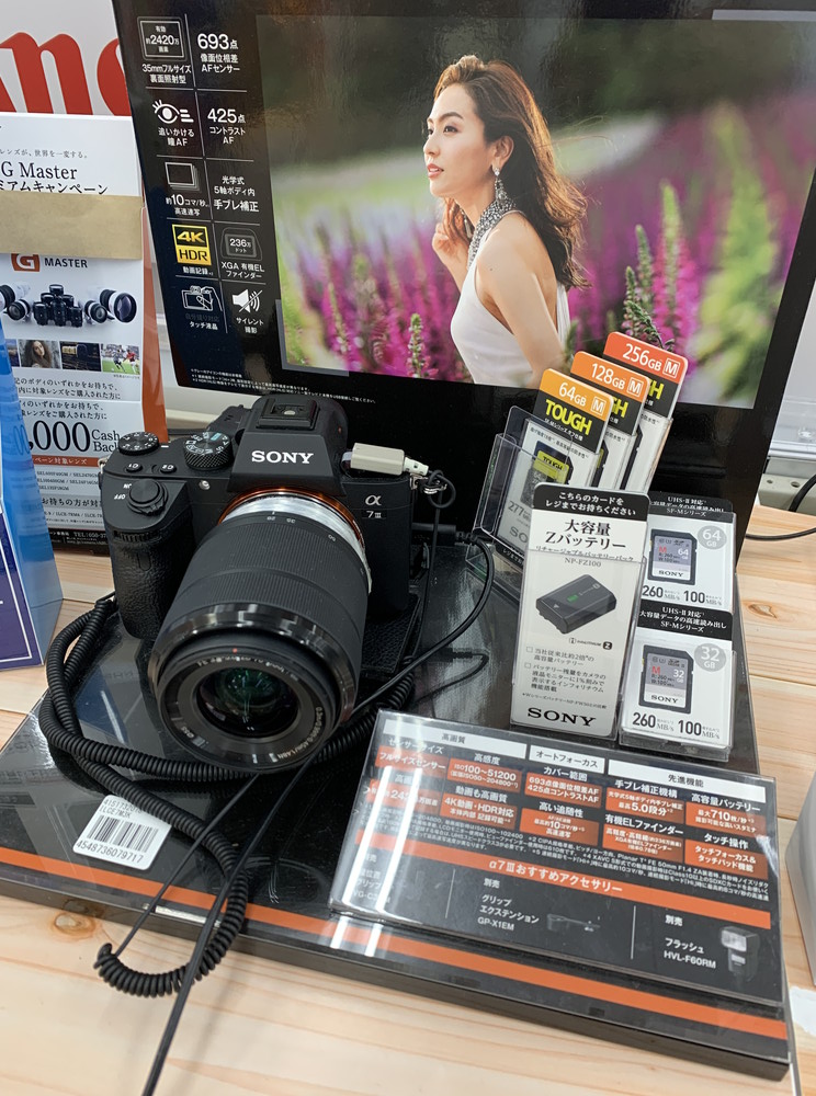 ヤマダ電機でSONY α7